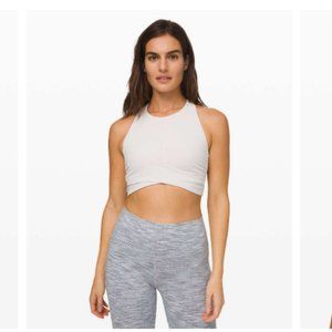 NWT NEW WITH TAGS  Lululemon Always Aligned Bra - Light Chrome Size 8